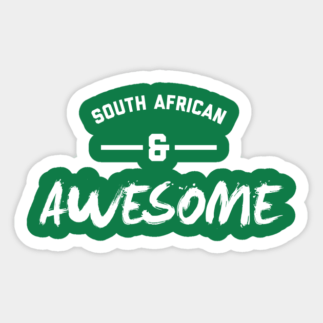 South African and Awesome Sticker by stariconsrugby